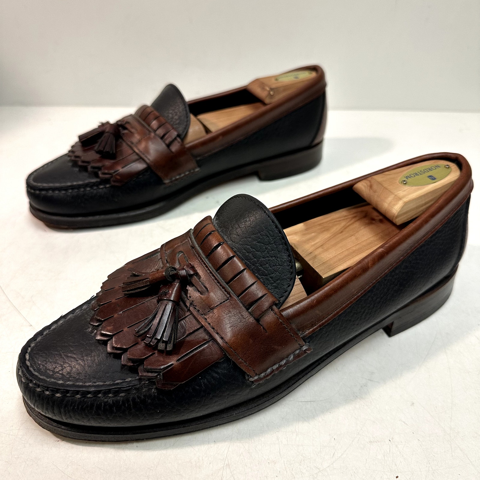 Euc Rancourt & Co X H. S. Trask Moccasin Tassel Loafer Handsewn Maine Usa 11.5 D — image 6 of 8